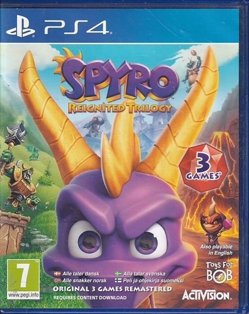 Spyro Reignited Trilogy - PS4 (B Grade) (Genbrug)